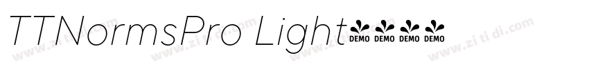 TTNormsPro Light字体转换